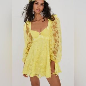 For Love and Lemons Kiersten Mini Dress Size Medium